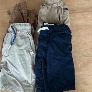 Boys 4T 5T Lot hybrid Shorts, casual shorts and 2 Cargo Joggers.